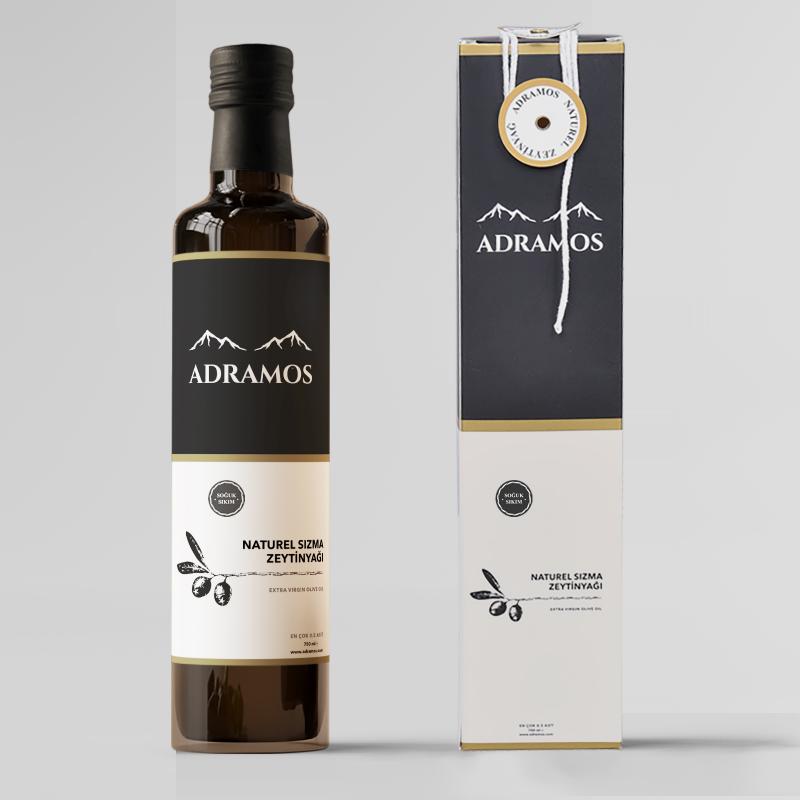 Adramos Naturel Sızma Zeytinyağı 0,75 lt ( 750 Ml )