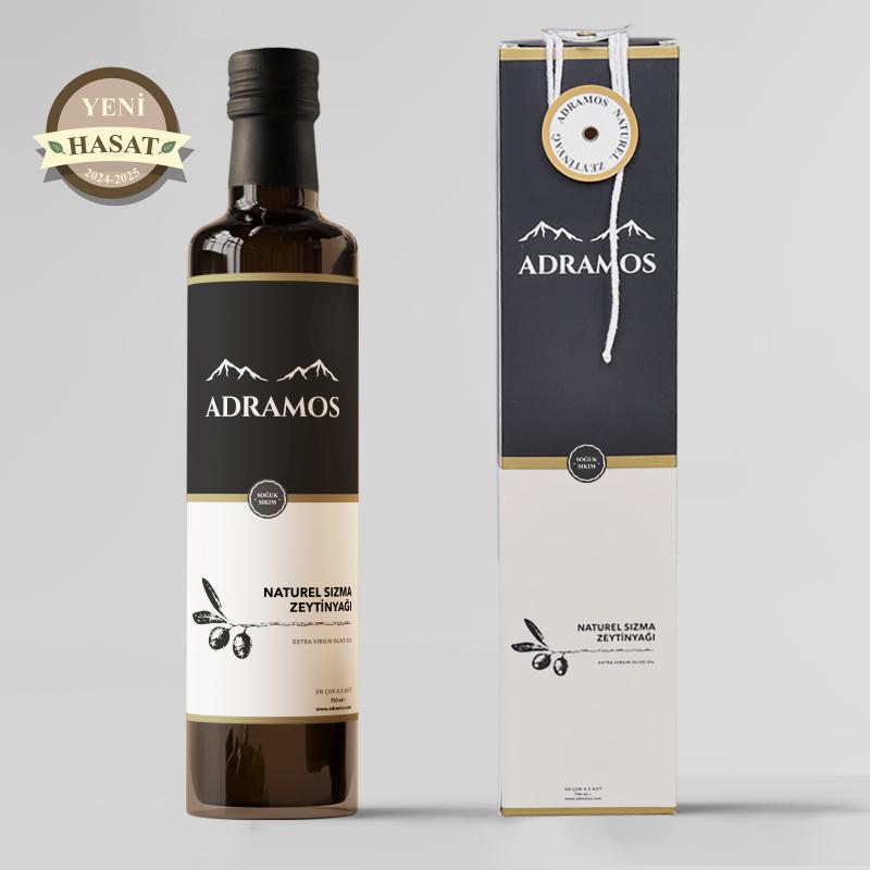 Yeni Hasat Adramos Soğuk Sıkım Naturel Zeytinyağı 0,75 Lt ( 750 Ml )